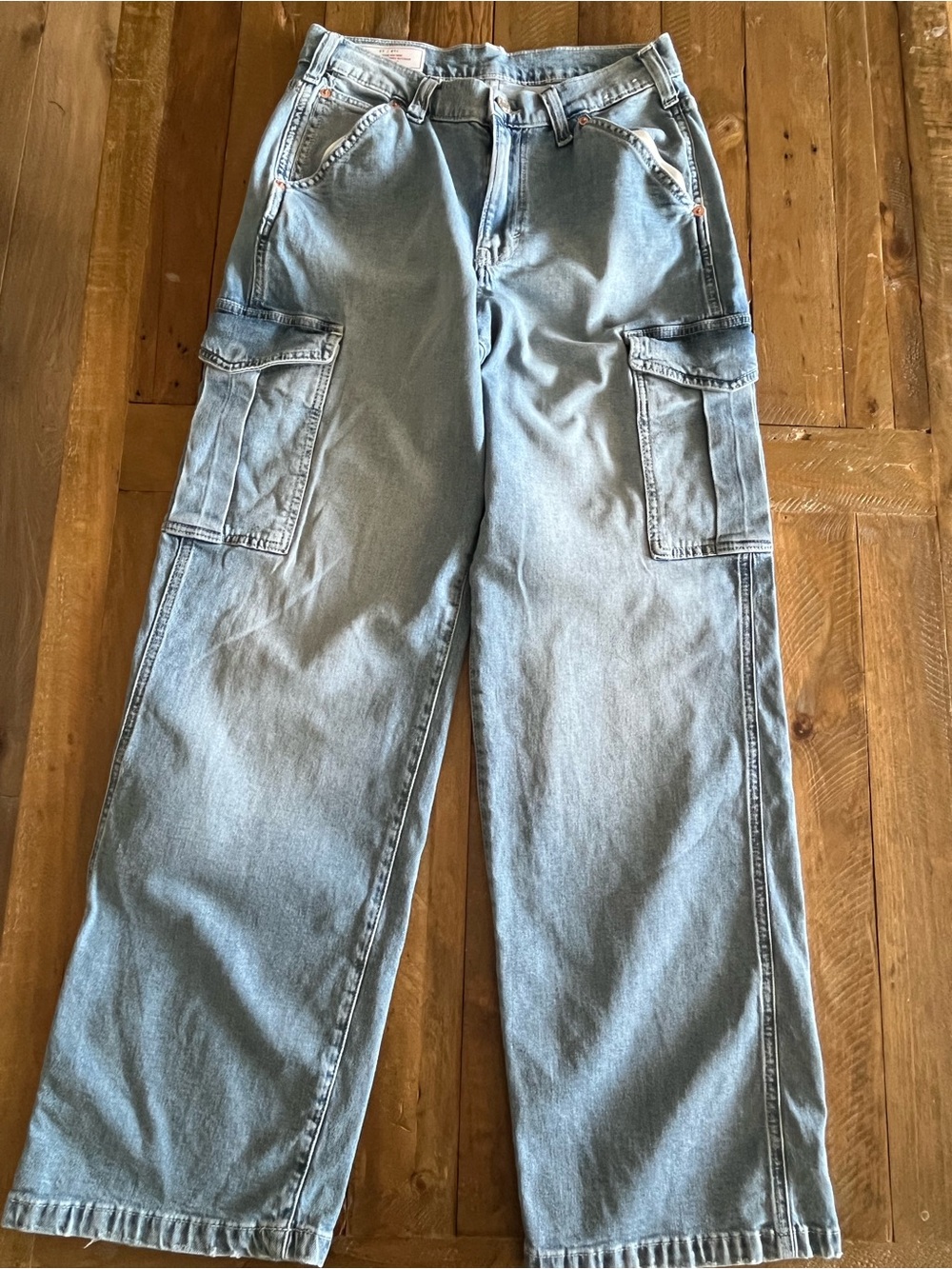 GAP Women's Mid Rise '90s Loose Cargo Jeans- US 27R - Picture 6 of 16